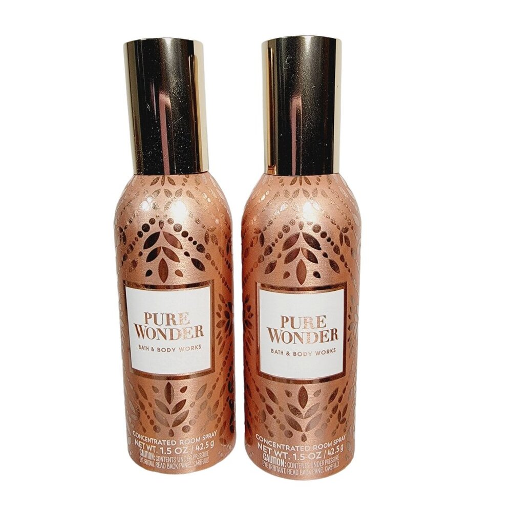 2 PURE WONDER Bath & Body Works Concentrated Room Spray NEW